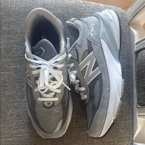 New Balance Gray and White Women's Sneakers